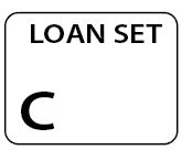LOAN SET C - White label 400 per roll 55X42mm