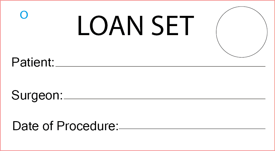 LOAN SET - 50 x 90, Black Print on White, 100 tags per pack with ties