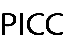 PICC - 40 x 12, PAPER, Black print on White Label, 800 per roll