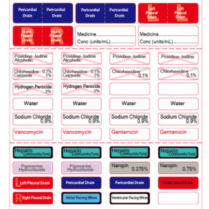 ALPS/LSAS-619 (49 up) - 40 x 12mm, 60 x 20mm -POLY label sheet with Acrylic permanent adhesive, 25 per bag, 6 bags per box . 1 Per Pouch Box of 100 - GAMMA STERILISED