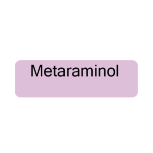 Metaraminol, 40 x 12, PAPER, Black print on Violet Label, 800 per roll