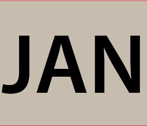 JAN - 40 x 12, PAPER, Black print on Grey Label, 800 per roll